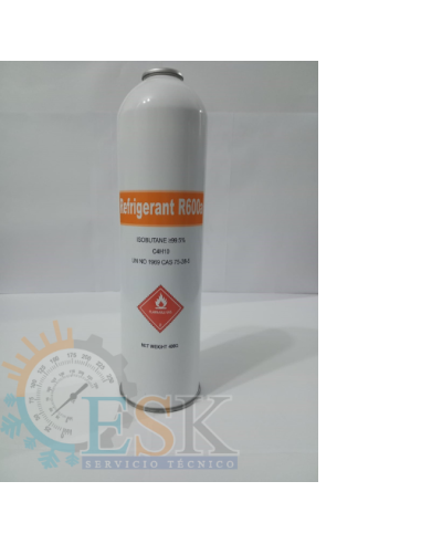 GAS REFRIGERANTE r600 400Gr